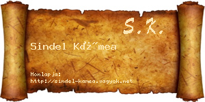 Sindel Kámea névjegykártya